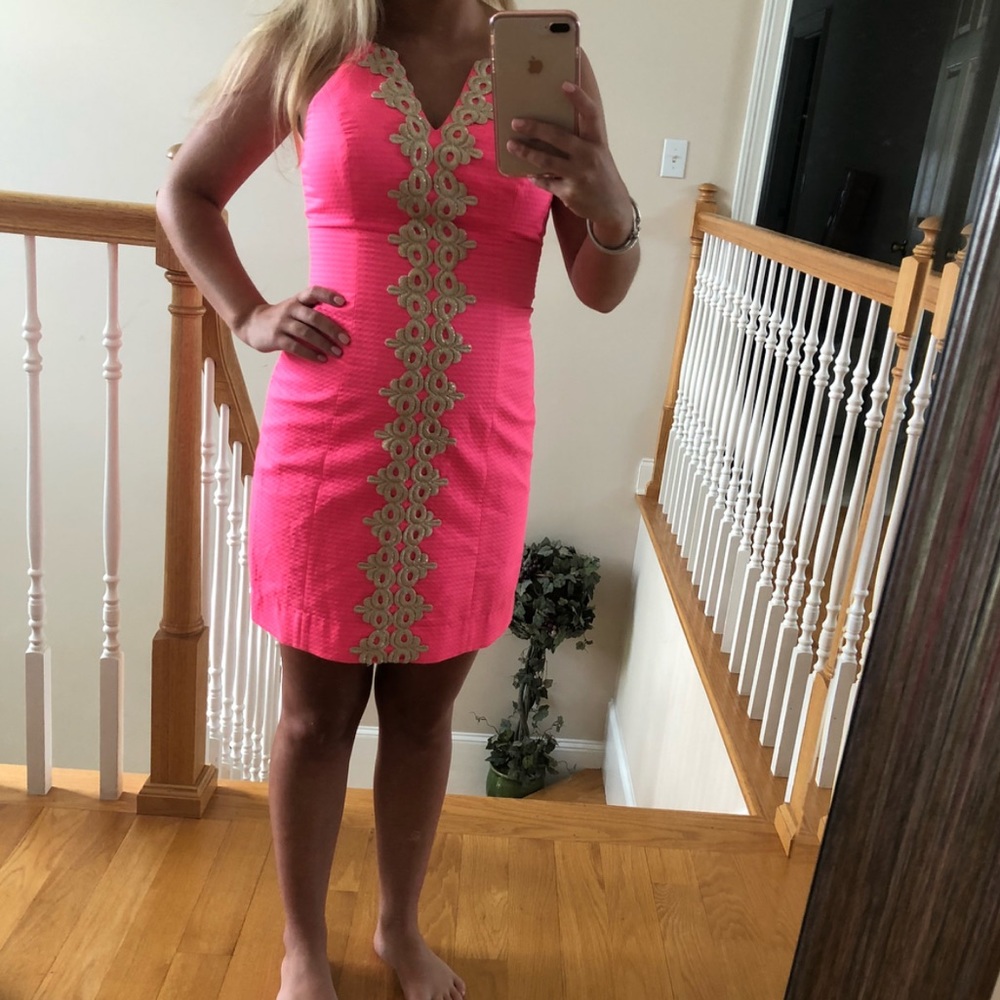 PINK LILY PULITZER SHIFT DRESS